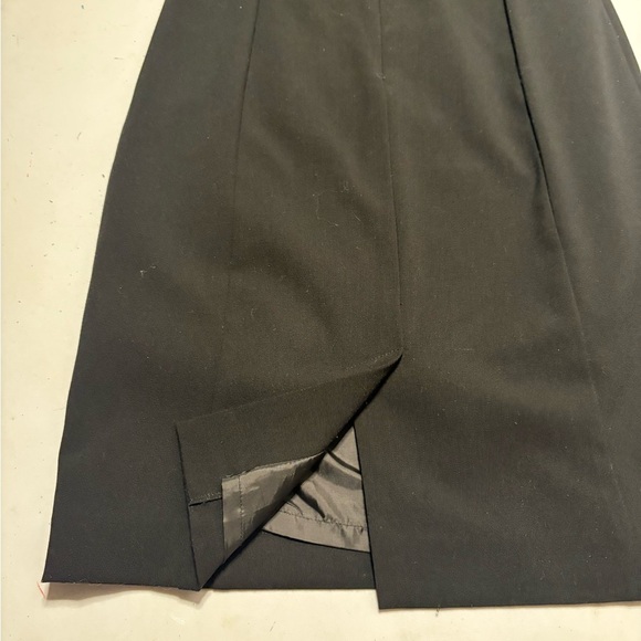 Calvin Klein Black Midi Dress with Embellished Neckline - Picture 8 of 10